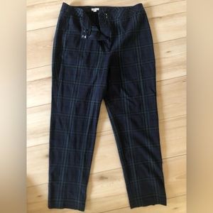 J. Jill premium bi-stretch plaid pants size 16